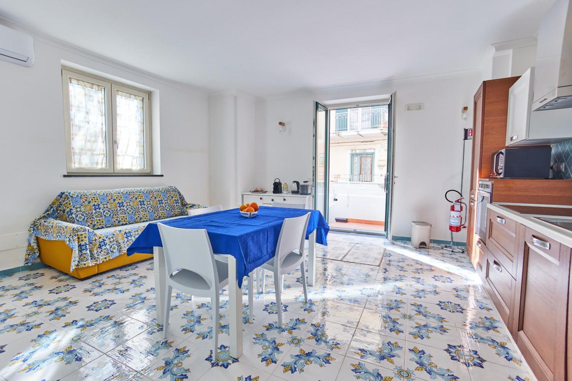 Seashell Apartment Minori Bagian luar foto